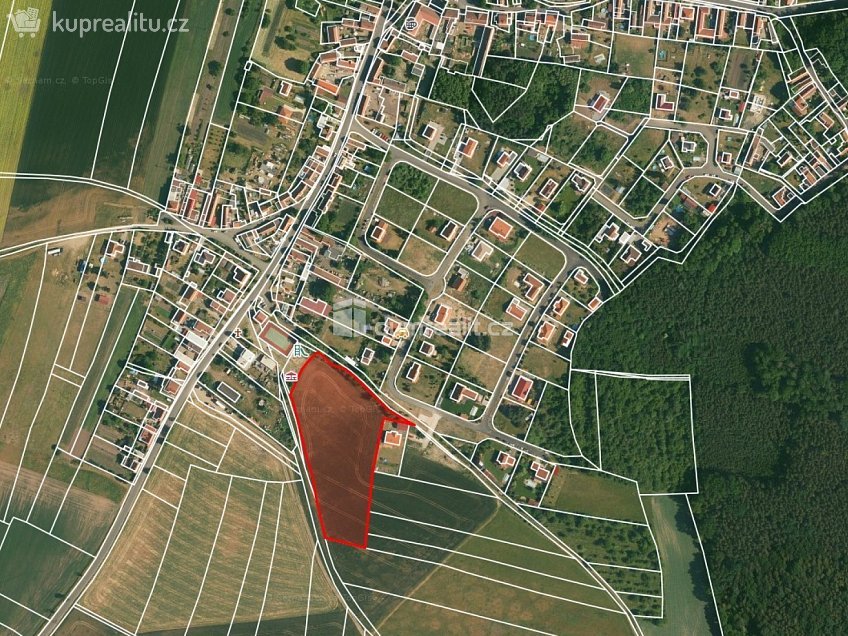 Prodej  stavebního pozemku 10842 m^2 Černouček, Černouček 