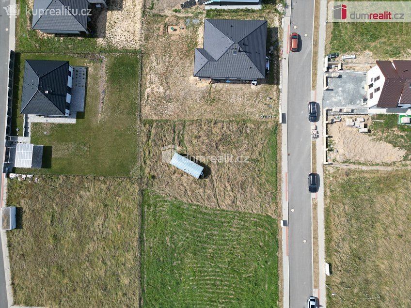 Prodej  stavebního pozemku 859 m^2 Na Vršku, Kačice 