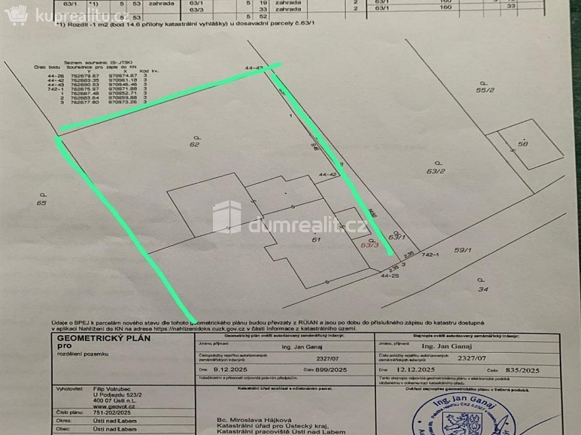 Prodej  rodinného domu 307 m^2 Ústí nad Labem, Ústí nad Labem 