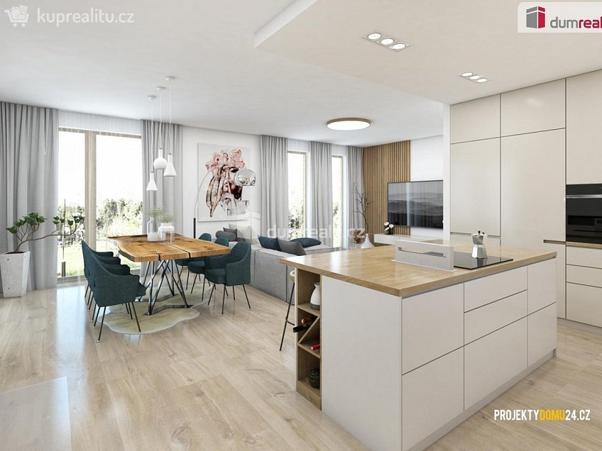 Prodej  projektu  domu na klíč 191 m^2 Losy, Uherský Brod 