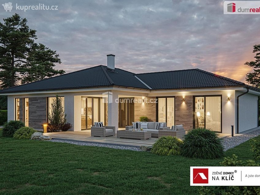 Prodej  projektu  domu na klíč 191 m^2 Losy, Uherský Brod 