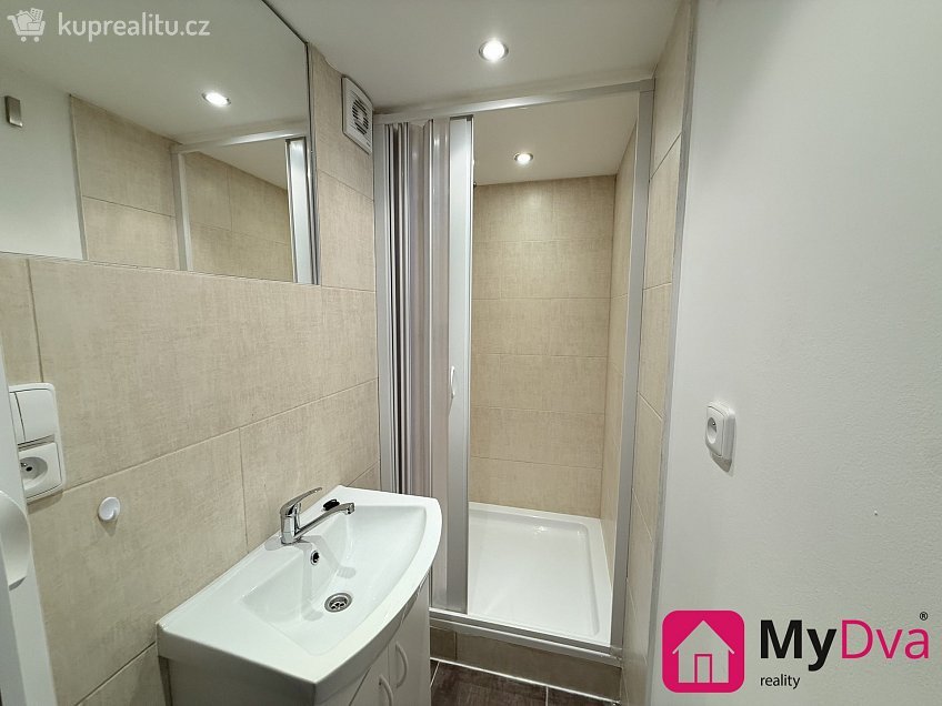 Pronájem bytu 1+kk 20 m^2 Na spojce, Praha 