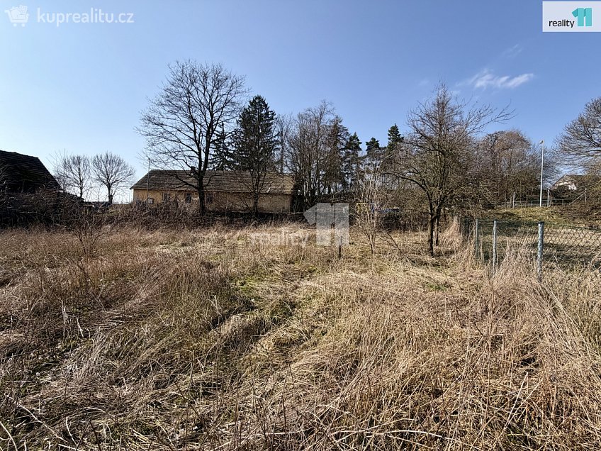 Prodej  stavebního pozemku 942 m^2 Martinice u Onšova, Martinice u Onšova 