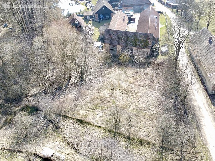 Prodej  stavebního pozemku 942 m^2 Martinice u Onšova, Martinice u Onšova 