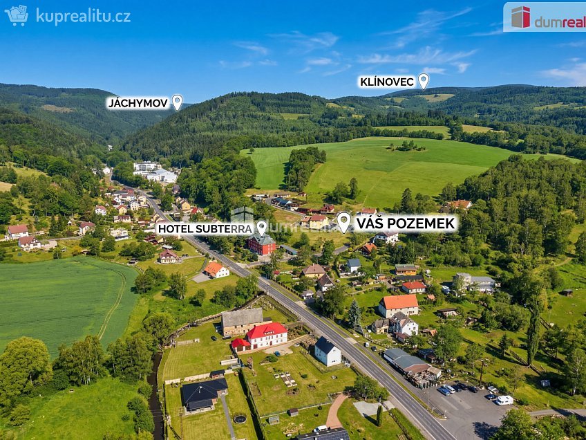 Prodej  stavebního pozemku 835 m^2 Ostrov, Ostrov 