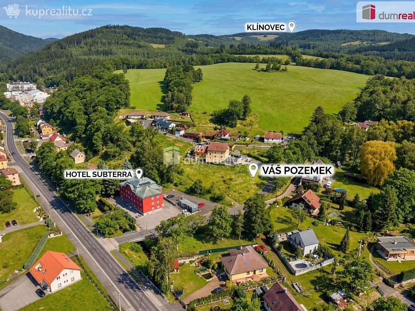 Prodej  stavebního pozemku 835 m^2 Ostrov, Ostrov 