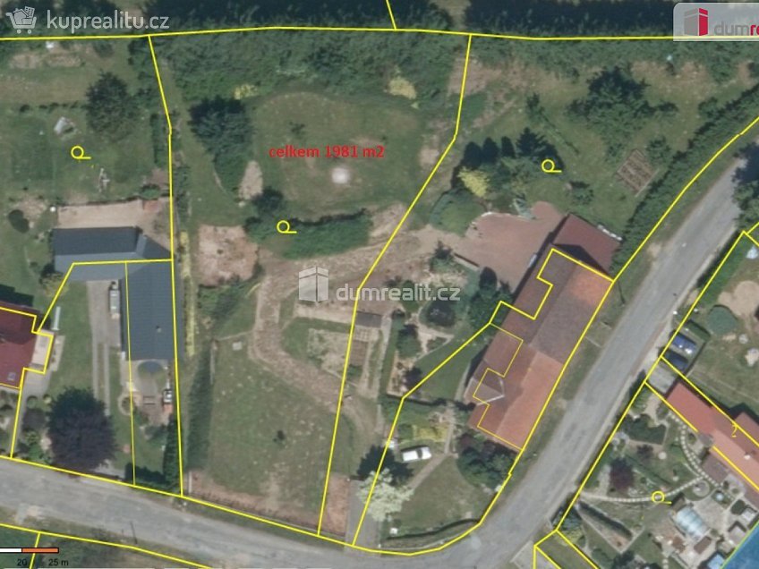 Prodej  stavebního pozemku 1980 m^2 Řendějov, Řendějov 