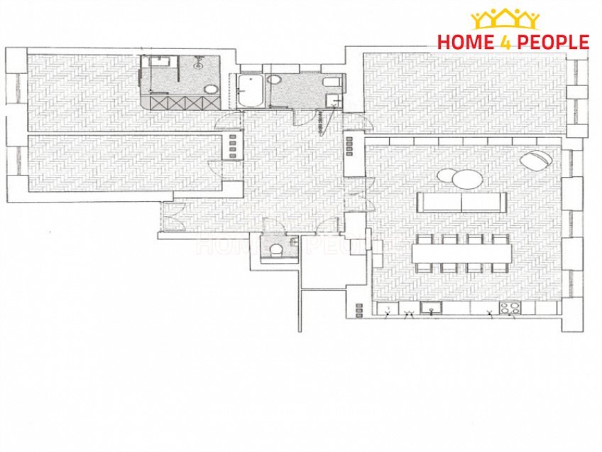 Pronájem bytu 4+kk 123 m^2 Zborovská, Praha 5 