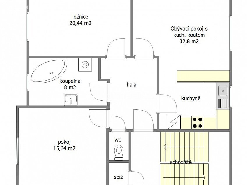 Pronájem bytu 4+kk 155 m^2 Jiráskova, Roudnice nad Labem 