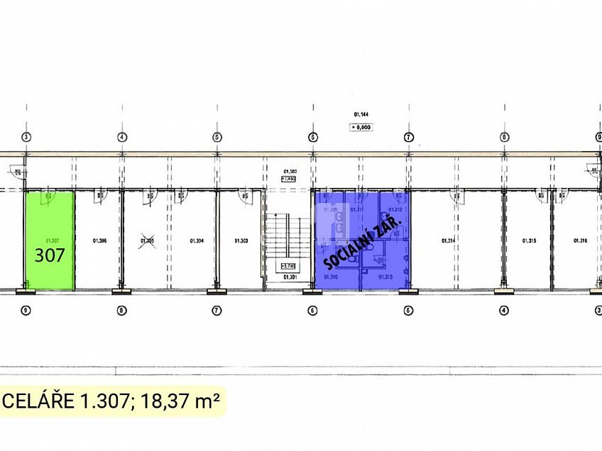 Pronájem  kanceláře 18 m^2 Podolí, Ledeč nad Sázavou 