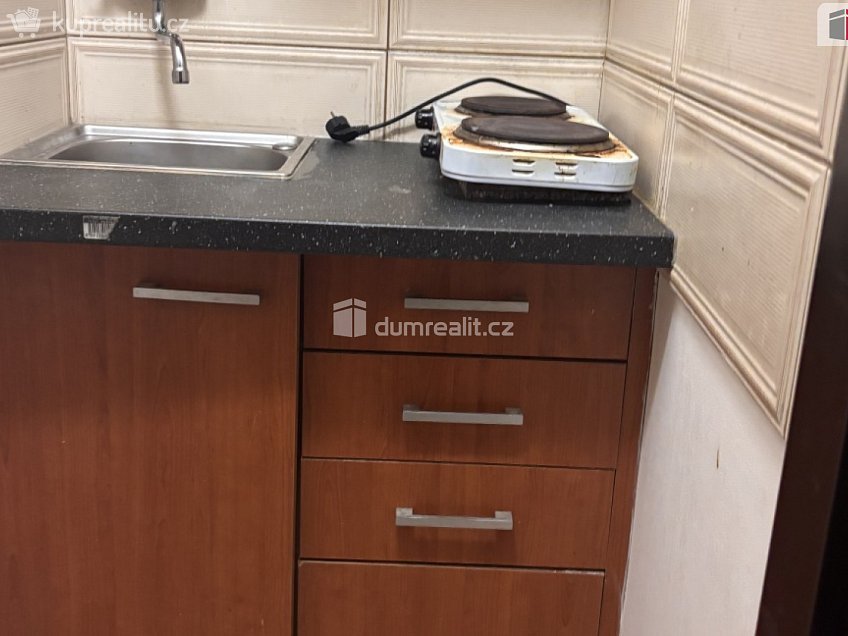 Pronájem bytu 1+kk 15 m^2 Mezi úvozy, Praha 20 