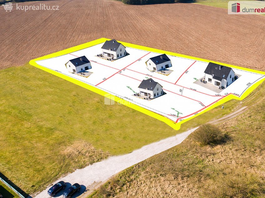 Prodej  stavebního pozemku 4794 m^2 Bykoš, Bykoš 