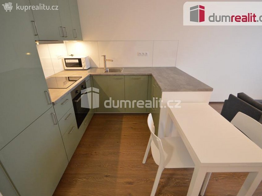Pronájem bytu 1+kk 40 m^2 Na zlatě, Praha 13 