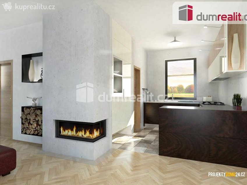 Prodej  projektu  rodinného domu 115 m^2 Losy, Uherský Brod 