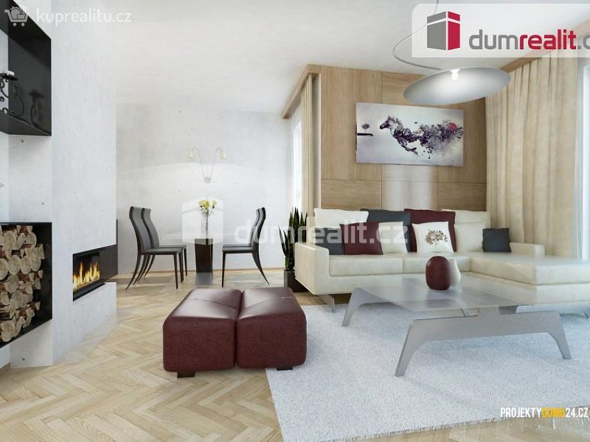 Prodej  projektu  rodinného domu 115 m^2 Losy, Uherský Brod 