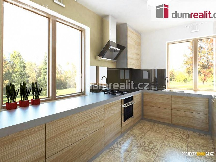 Prodej  projektu  rodinného domu 115 m^2 Losy, Uherský Brod 