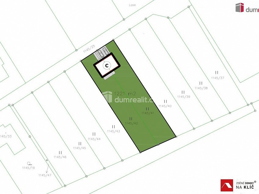 Prodej  projektu  rodinného domu 115 m^2 Losy, Uherský Brod 