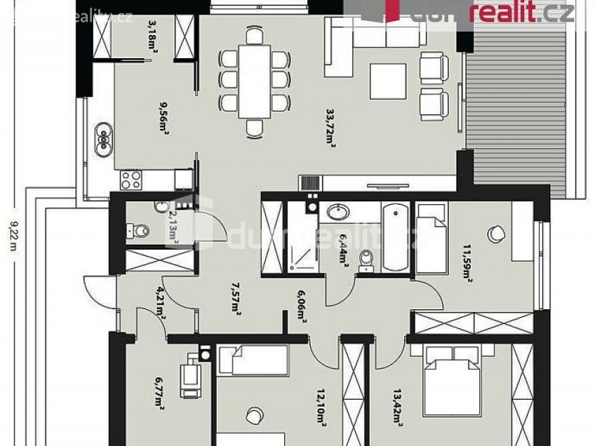 Prodej  domu na klíč 120 m^2 Losy, Uherský Brod 