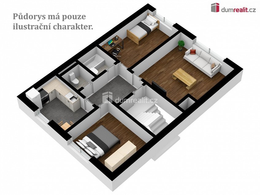 Prodej  rodinného domu 120 m^2 Frymburk, Frymburk 
