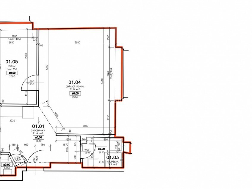 Prodej bytu 2+kk 51 m^2 Sedlčanská, Praha 4 
