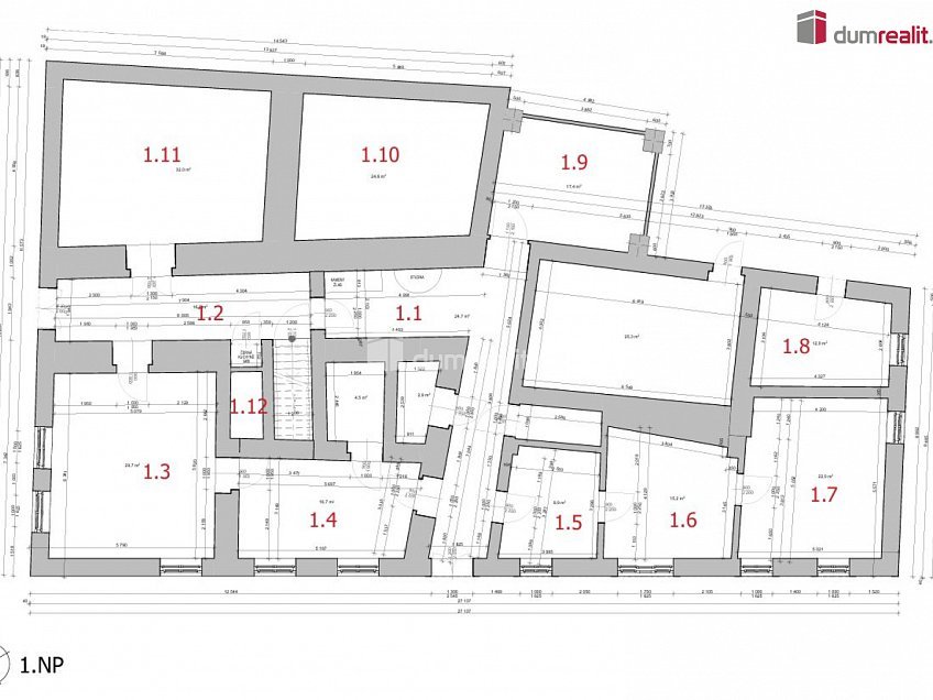 Prodej  rodinného domu 465 m^2 Mlýnská, Volary 