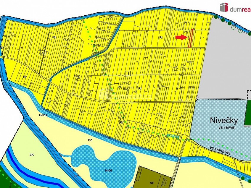 Prodej  zahrady 729 m^2 Břeclav, Břeclav 