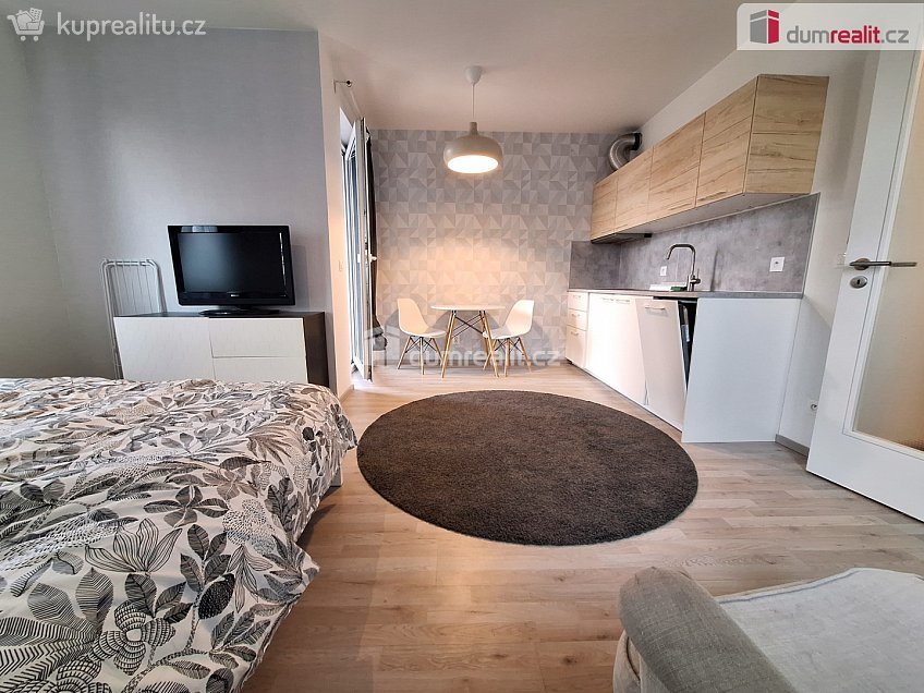 Pronájem bytu 1+kk 33 m^2 Strnadových, Praha 9 