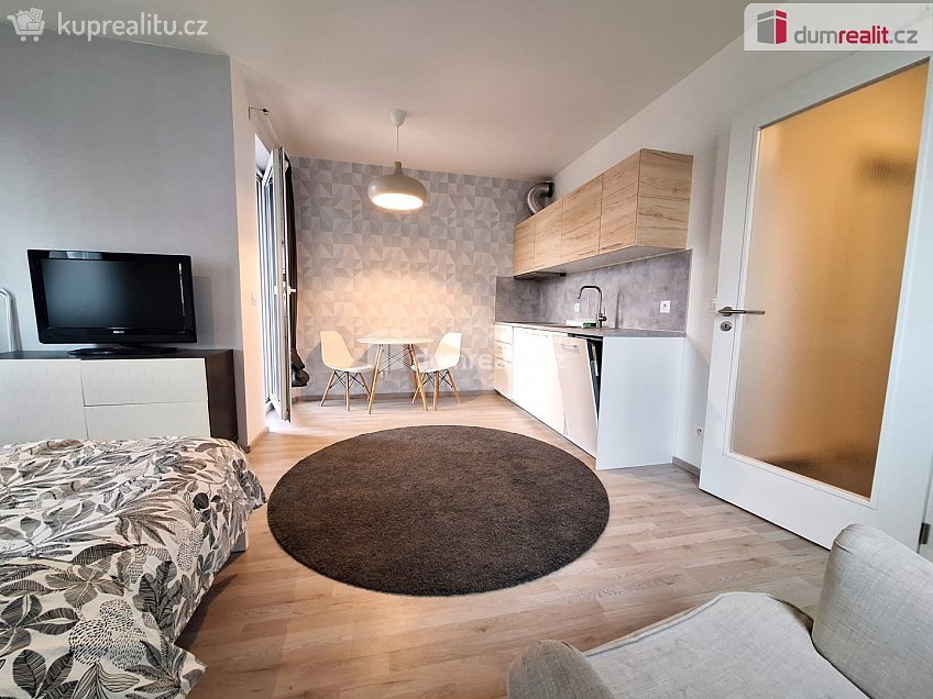 Pronájem bytu 1+kk 33 m^2 Strnadových, Praha 9 