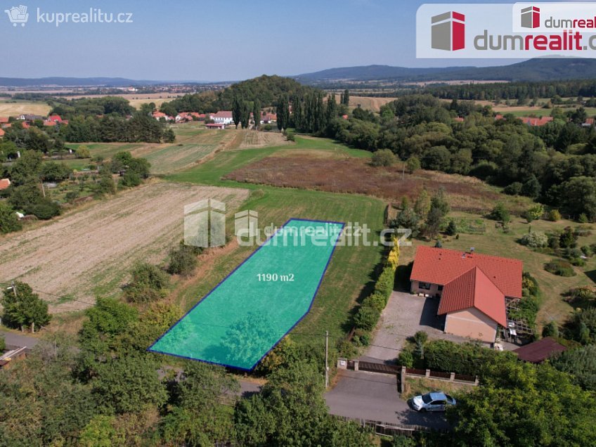 Prodej  stavebního pozemku 1218 m^2 Běštín, Běštín 