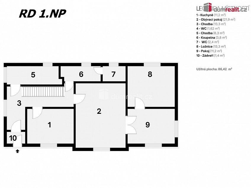 Prodej  rodinného domu 150 m^2 B. Němcové, Libiš 