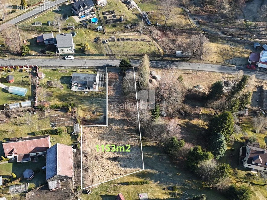 Prodej  stavebního pozemku 1153 m^2 Krásná, Krásná 