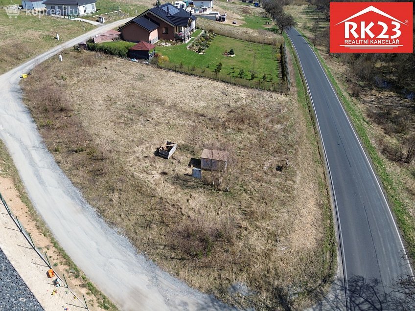 Prodej  stavebního pozemku 1386 m^2 Valy, Valy 