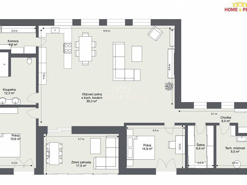 Prodej  rodinného domu 166 m^2 Rostoklaty, Rostoklaty 