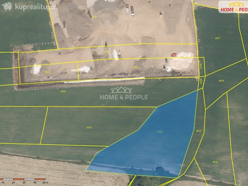 Prodej  stavebního pozemku 9478 m^2 Pražská, Hořovice 