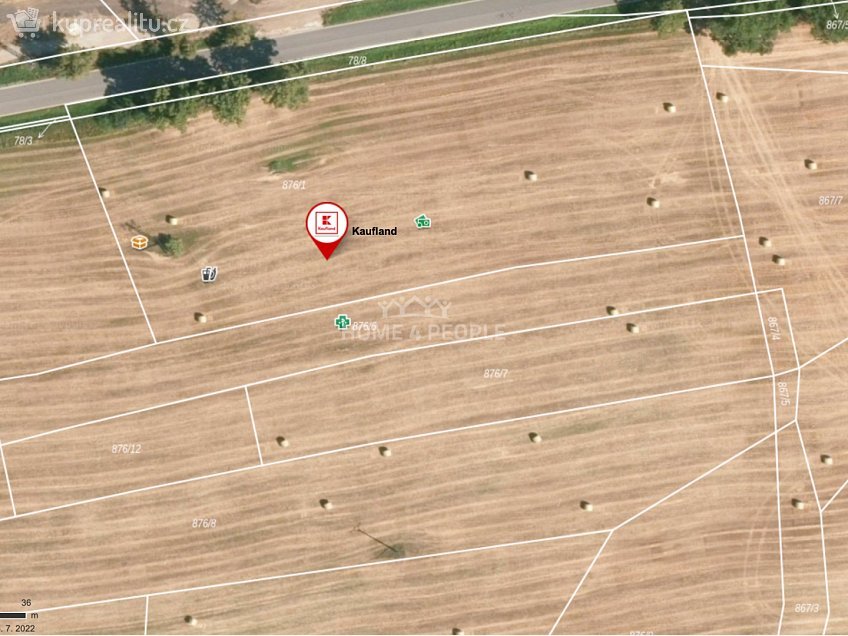 Prodej  stavebního pozemku 9478 m^2 Pražská, Hořovice 