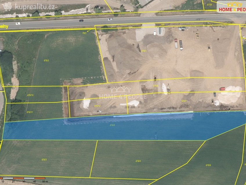 Prodej  stavebního pozemku 9478 m^2 Pražská, Hořovice 