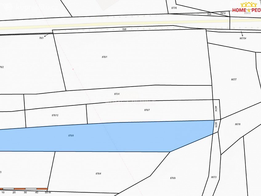 Prodej  stavebního pozemku 9478 m^2 Pražská, Hořovice 