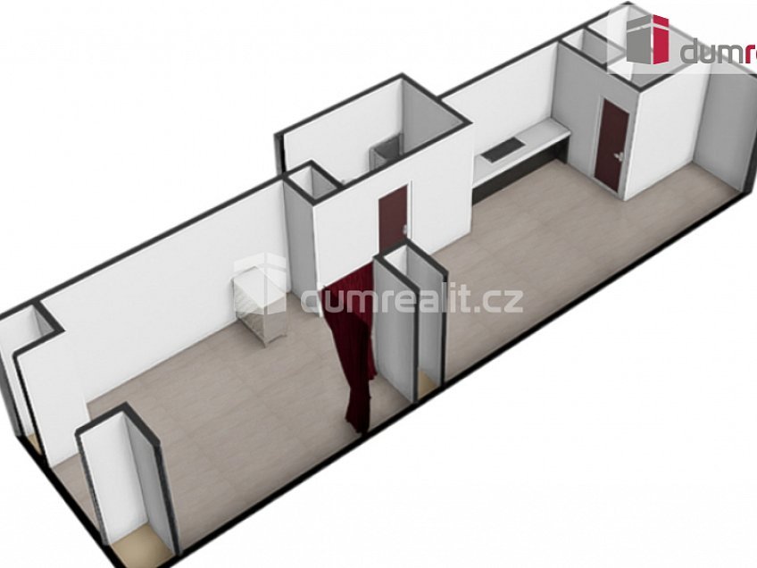 Pronájem  obchodních prostor 37 m^2 Plzeňská, Praha 5 