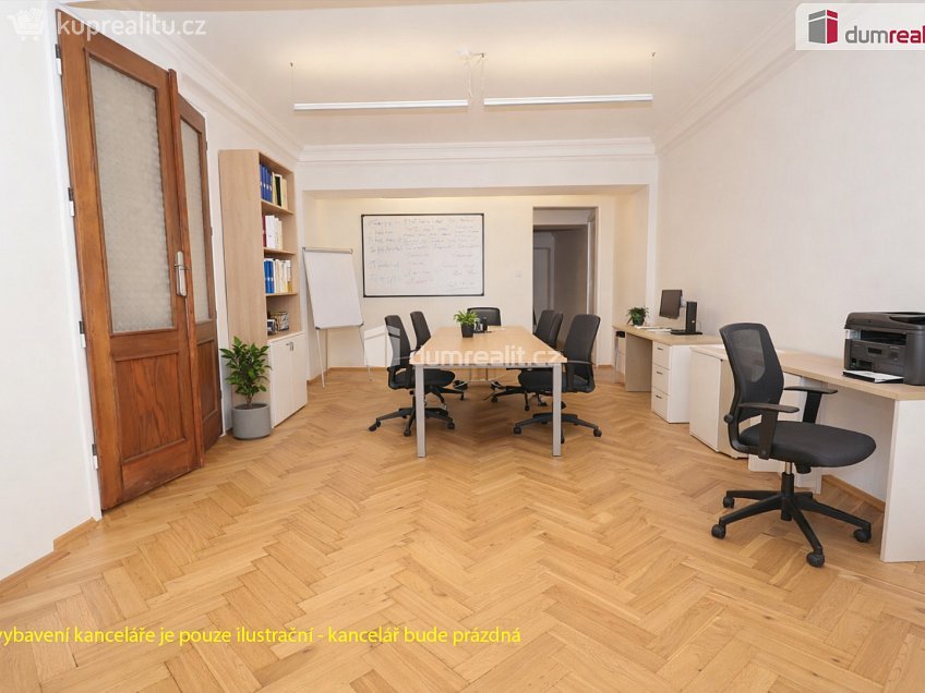 Pronájem  kanceláře 80 m^2 Školská, Praha 1 