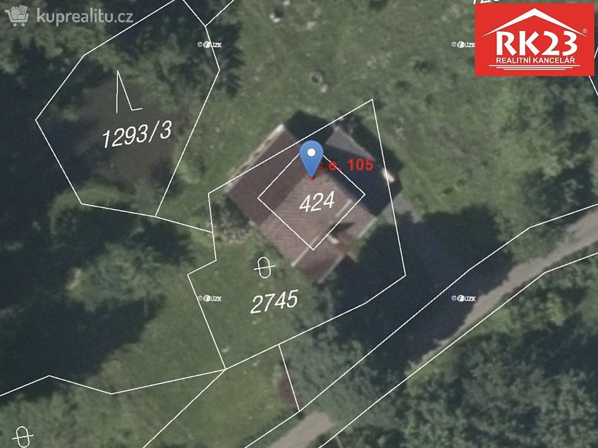 Prodej  chaty 75 m^2 Tři Sekery, Tři Sekery 