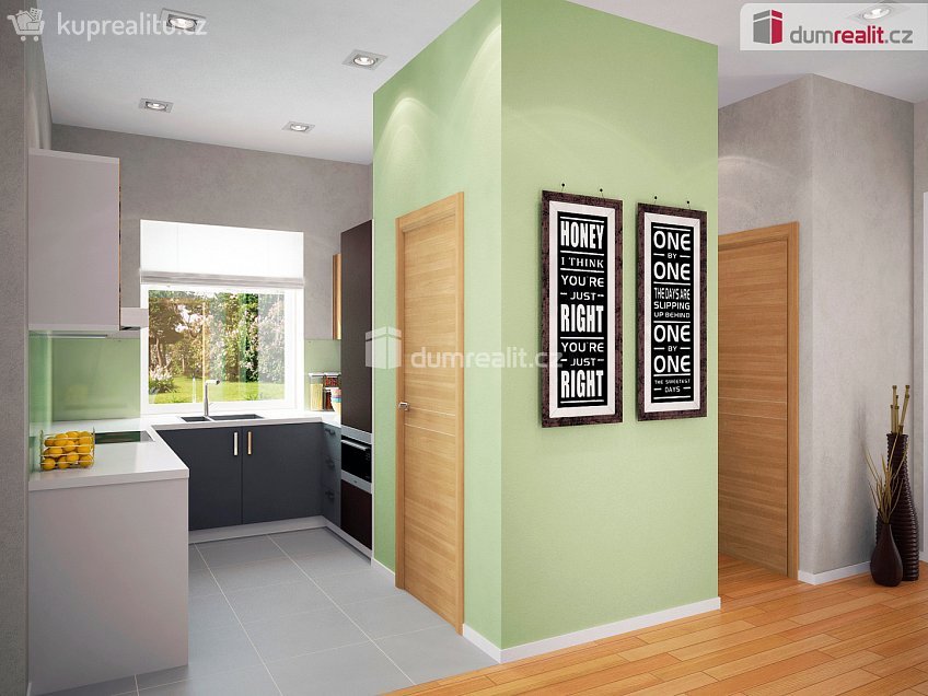 Prodej  projektu  rodinného domu 100 m^2 Hrabůvky, Zlín 