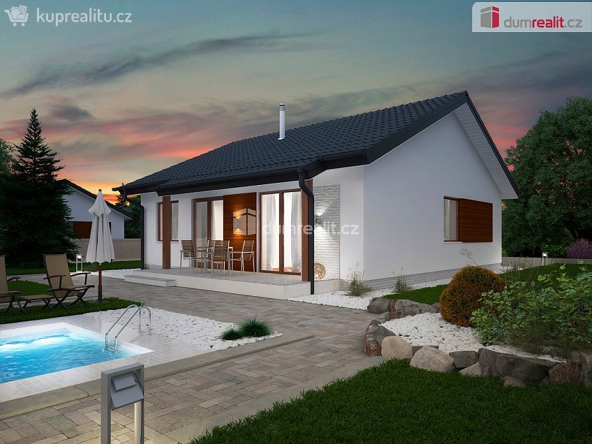 Prodej  projektu  rodinného domu 100 m^2 Hrabůvky, Zlín 