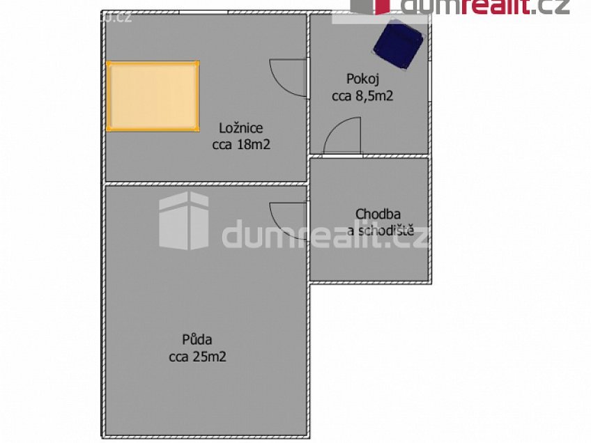 Prodej  rodinného domu 83 m^2 Nová Ves, Nová Ves 