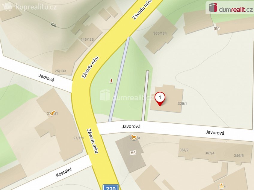 Pronájem bytu 1+1 37 m^2 Javorová, Karlovy Vary 