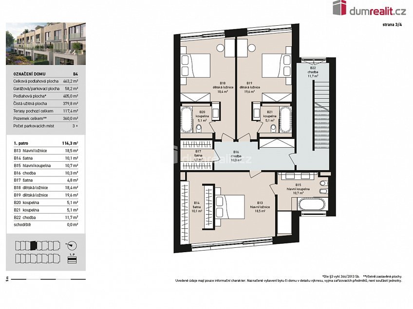 Prodej  rodinného domu 378 m^2 V Hrobech, Praha-Libuš 