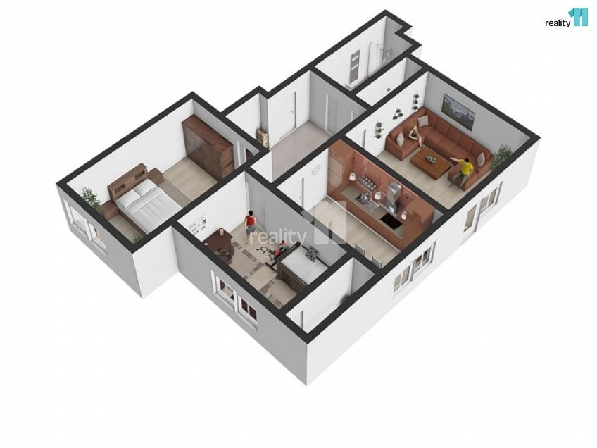 Pronájem  rodinného domu 208 m^2 Nová Paka, Nová Paka 