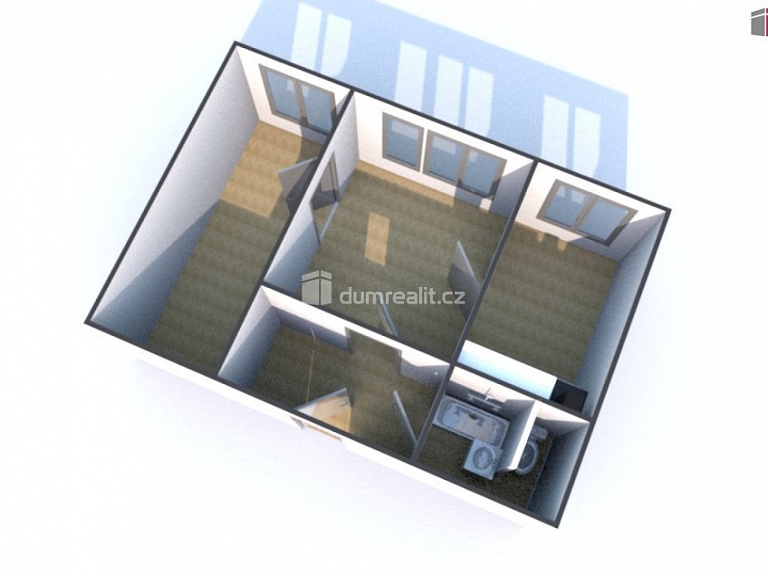 Prodej bytu 2+1 43 m^2 Na Valtické, Břeclav 