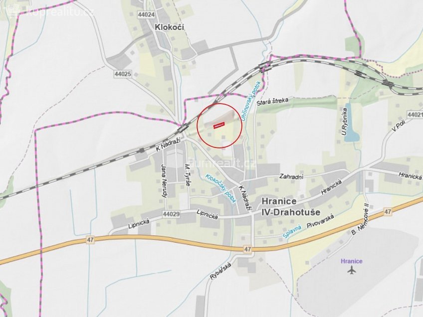 Prodej  zahrady 1141 m^2 Hranice, Hranice 