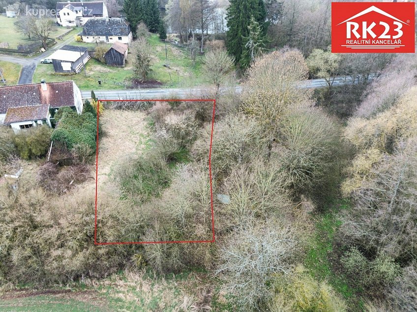 Prodej  stavebního pozemku 994 m^2 Stráž 46, Stráž 