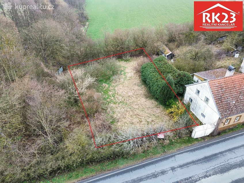 Prodej  stavebního pozemku 994 m^2 Stráž 46, Stráž 